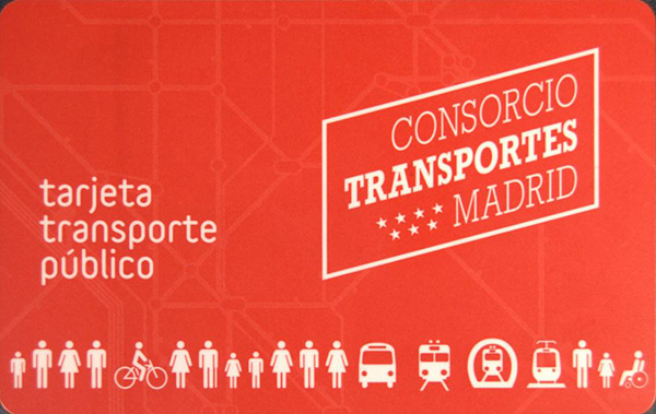 Tarjeta Madrid Transportes CRTM